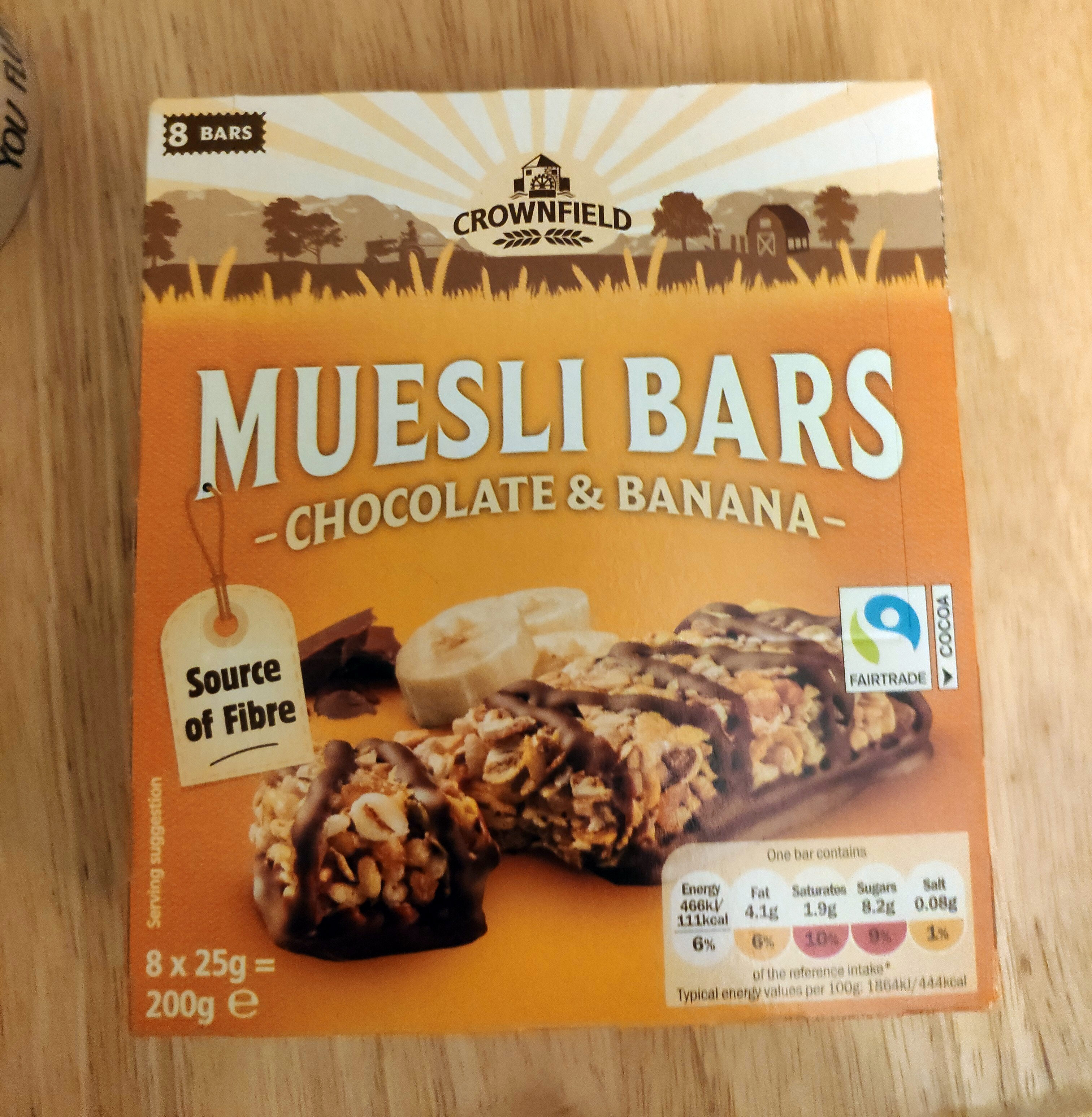Muesli Bars Chocolate & Banana - Produkt - en