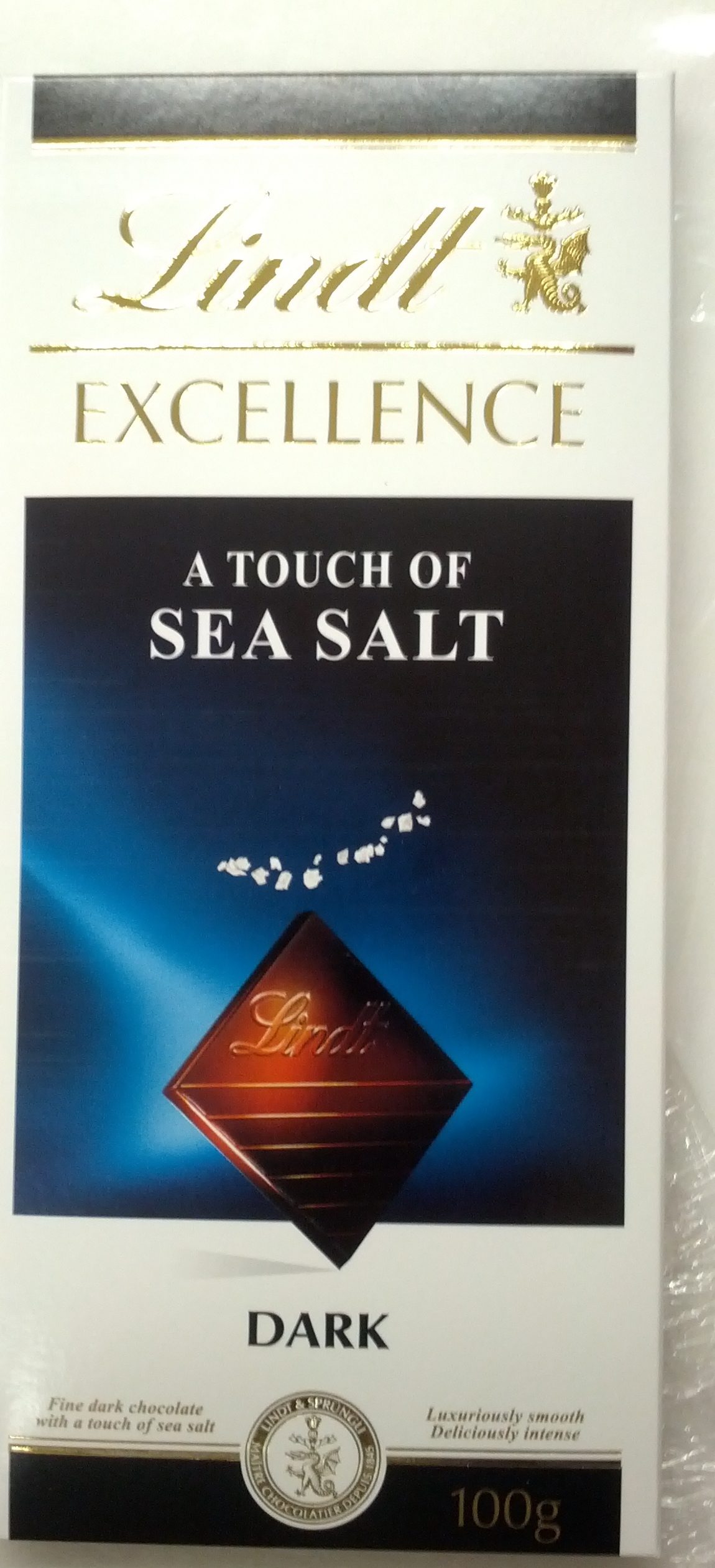 Lindt excellence - a touch of sea salt Dark - Produkt - en