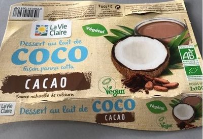 Dessert Au Lait De Coco Facon Panna Cotta - Produkt