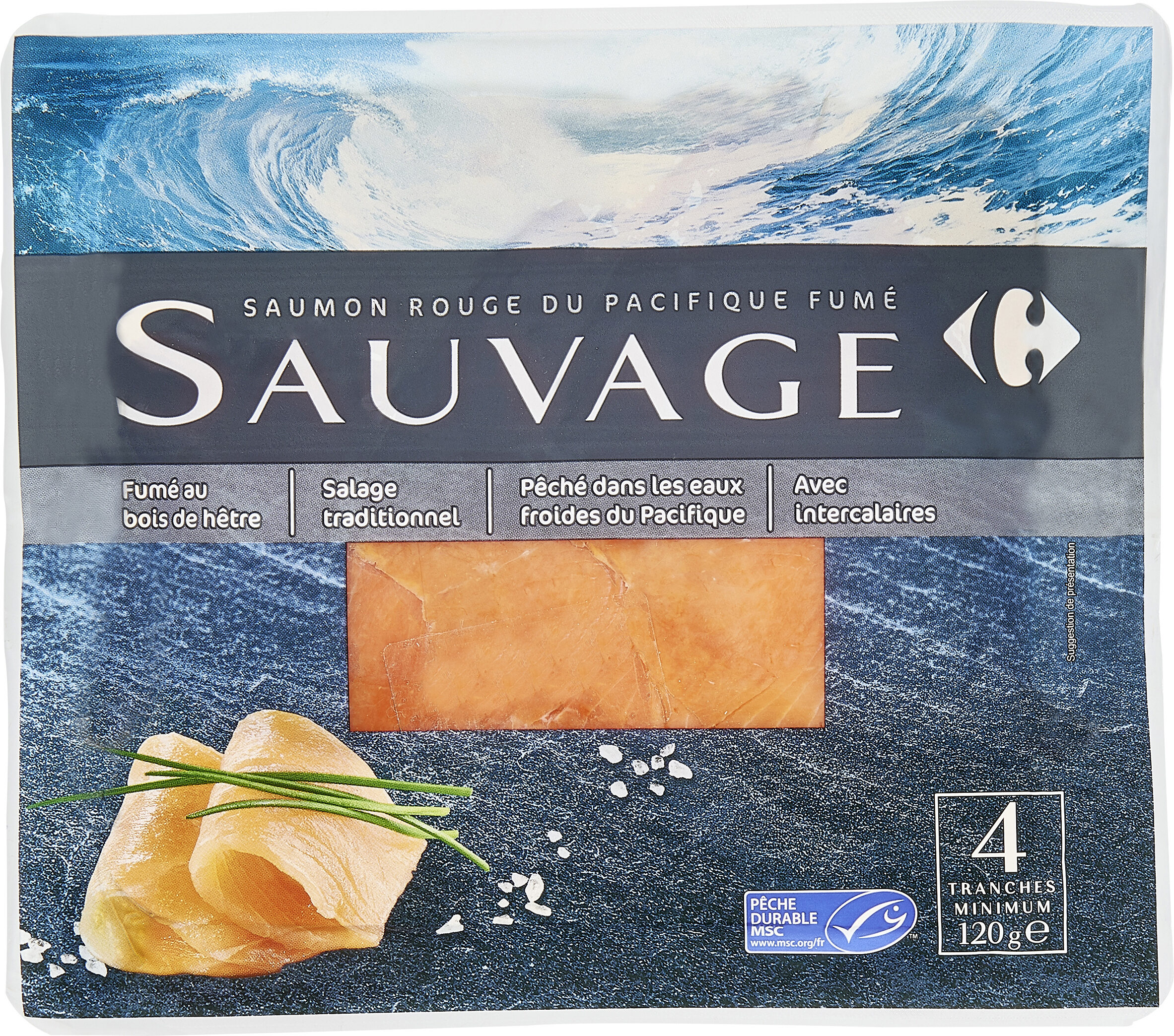 Saumon rouge du Pacifique fumé sauvage - Produkt - fr