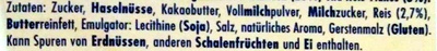 Ritter Sport Weiße Voll-Nuss - Ingredienser - de