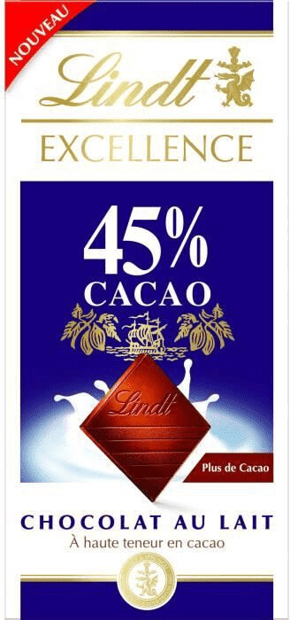 Chocolat au lait 45% cacao - Produkt - fr