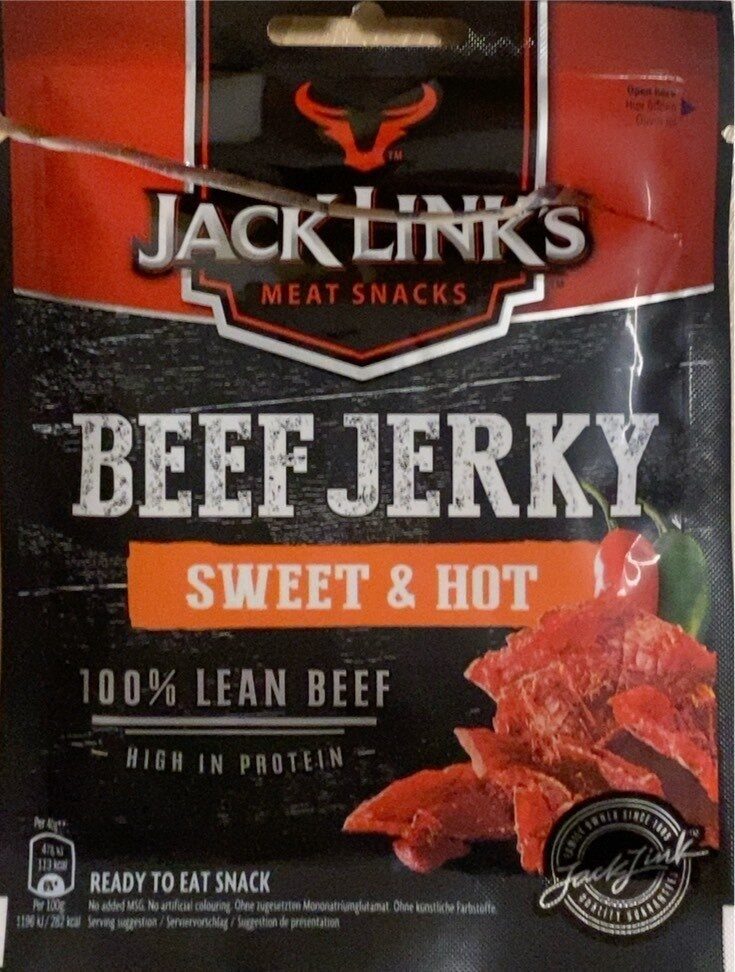 Beef Jerky Sweet&Hot - Produkt - en