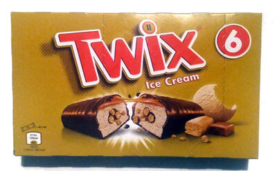 Twix glacé x6 - Produkt - da