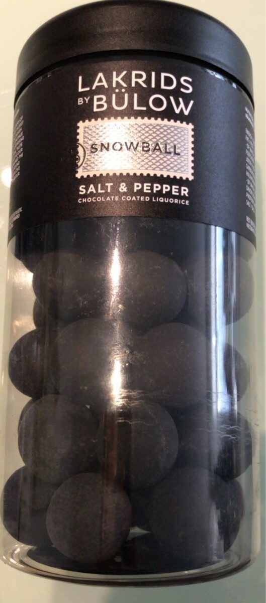 Chocolate Coated Liquorice Salt & Pepper - Produkt - en