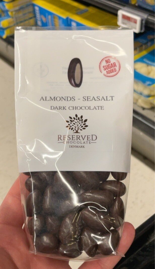 Almonds - Sea salt dark chocolate - Produkt - fr