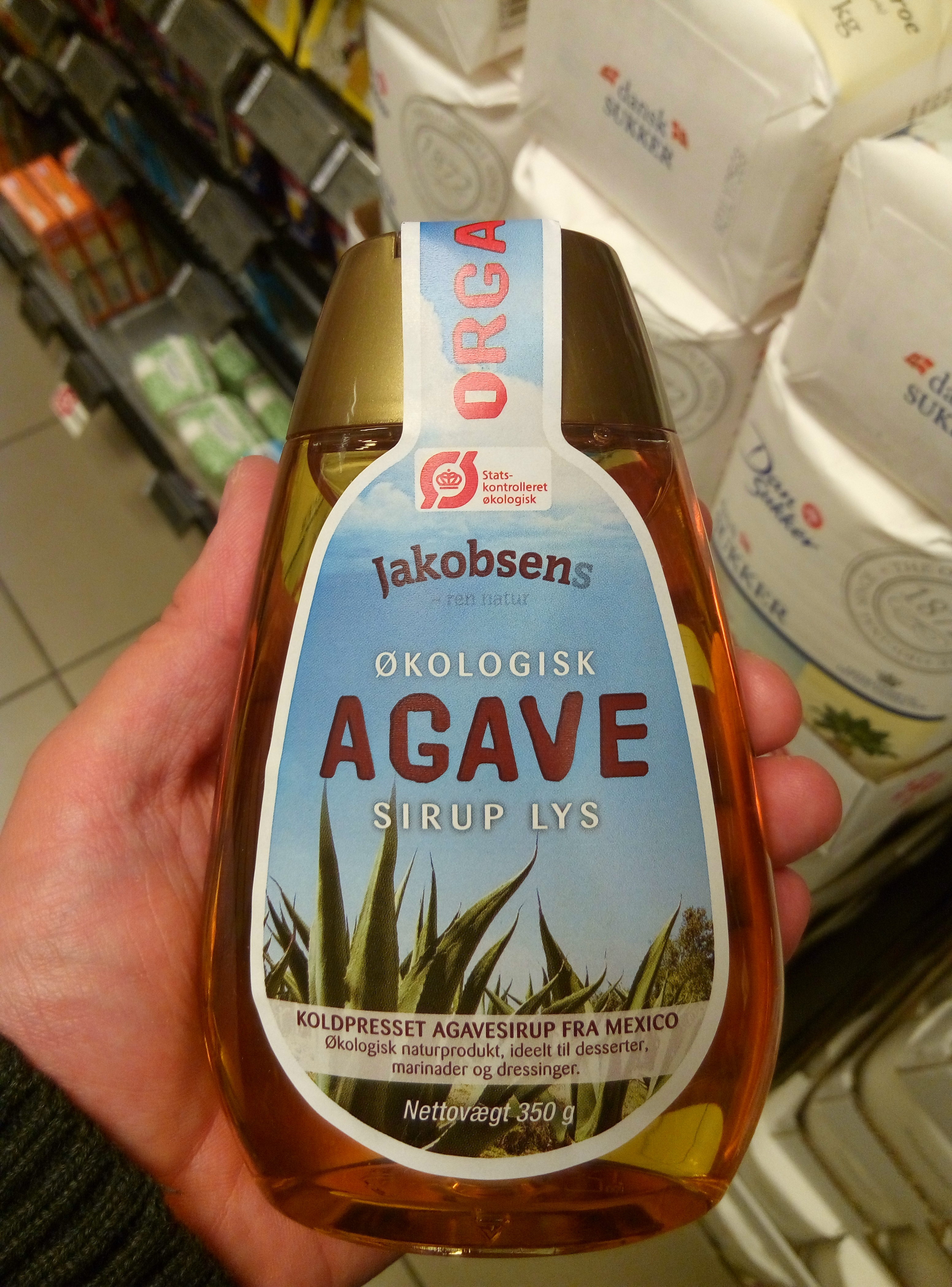 Økologisk Agave Sirup Lys - Produkt - da