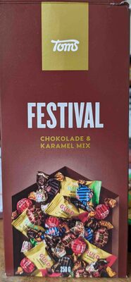 Festival chokolade & karamel mix - Produkt