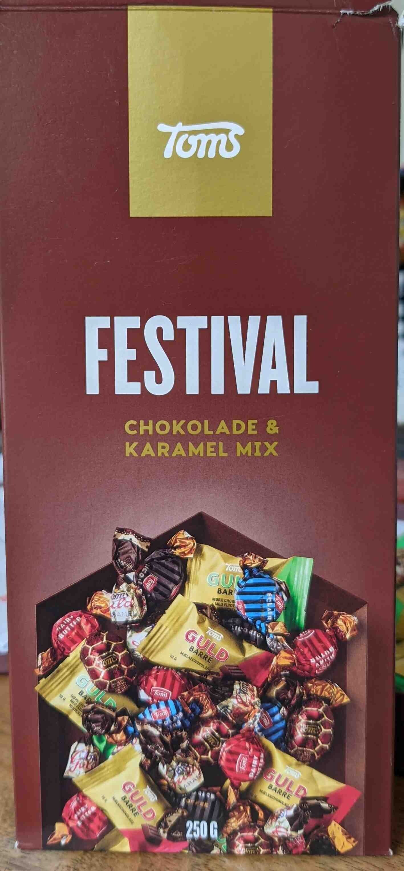 Festival chokolade & karamel mix - Produkt - en