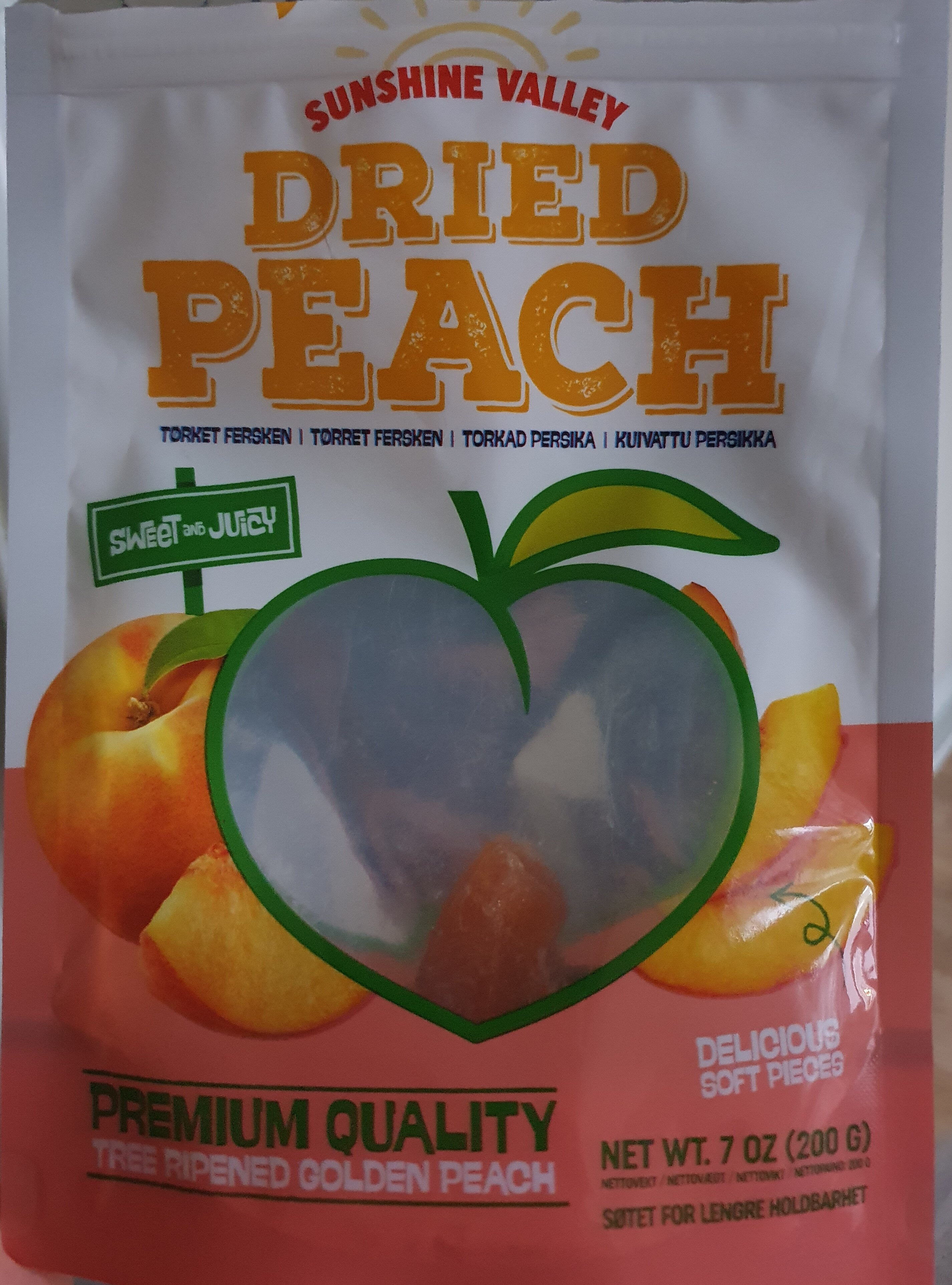 Dried Peach - Produkt - en