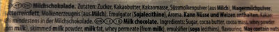 Mjölk Choklad - Ingredienser