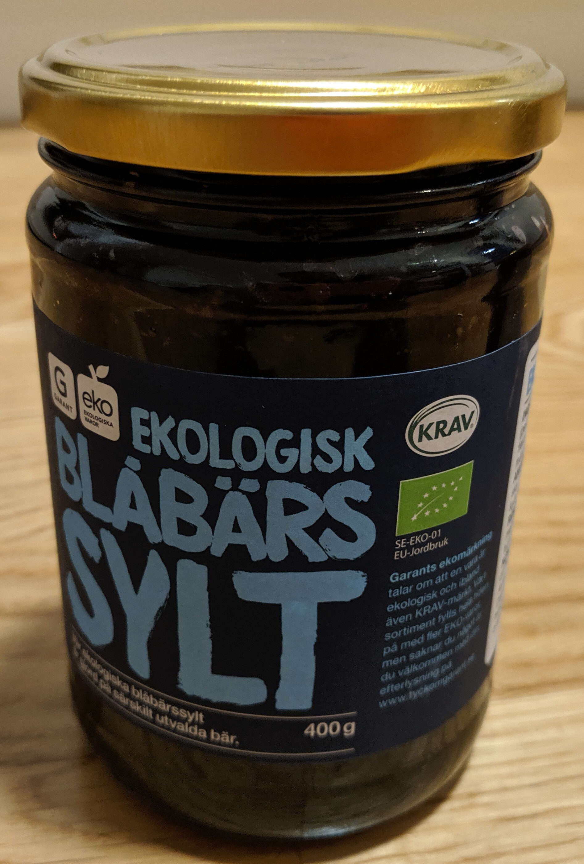 Ekologisk Blåbärs Sylt - Produkt - sv