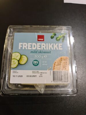 Frederikke mild skiveost - Produkt